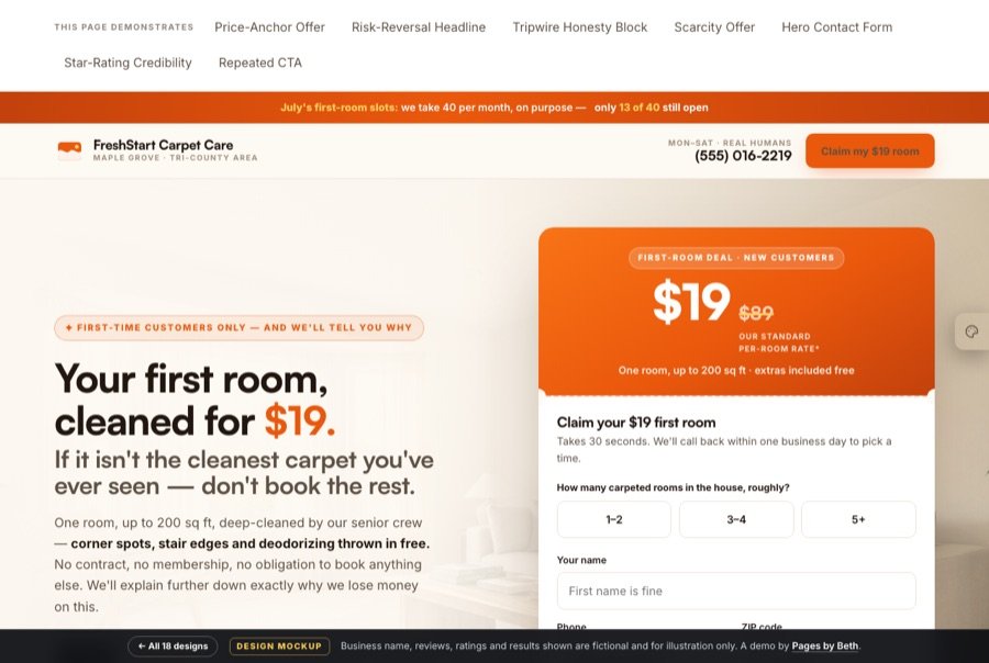 Tripwire offer page demo