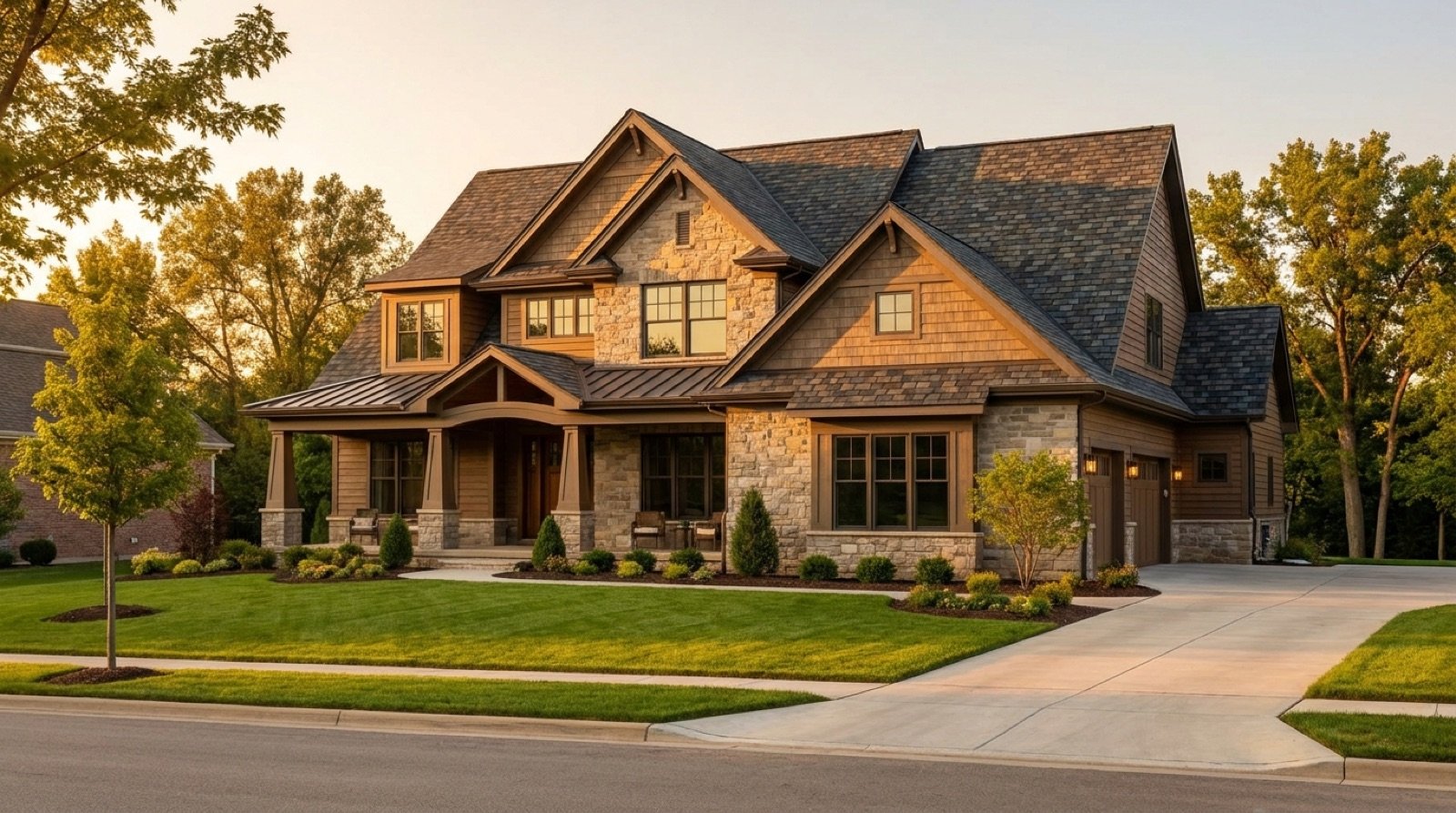 The same roof fully restored by Ridgeline Roofing
